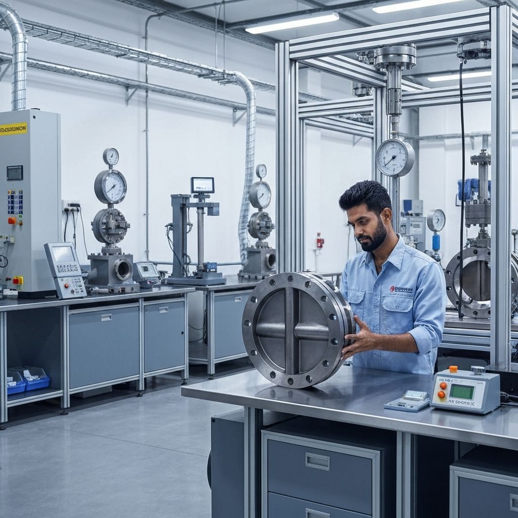 Industrial Valve Quality Testing - Hydrostatic Pressure Testing